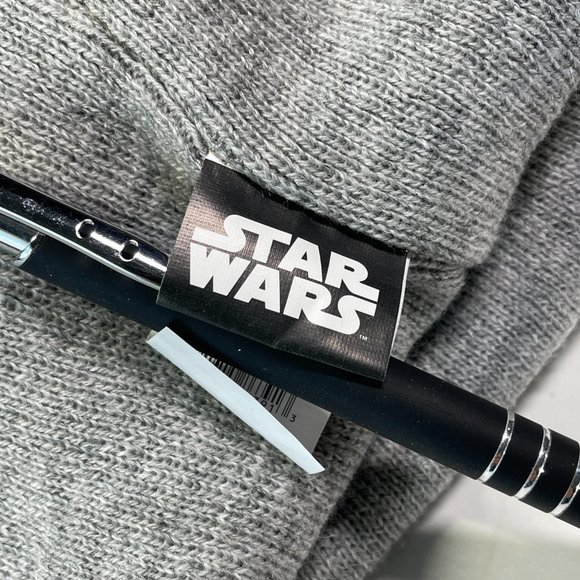 Star Wars R2-D2 Beanie - R2D2 Hat - Gray with White - Picture 6 of 7